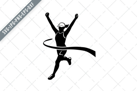 Download Female Marathon Runner Finishing - Runner Collection