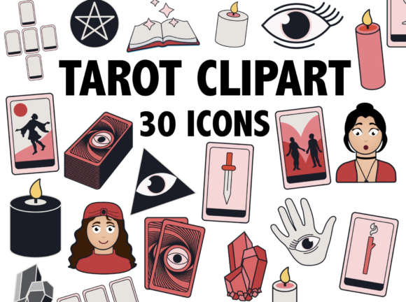 Download Tarot, Occult, Wicca and Psychic Icons - Chic Collection