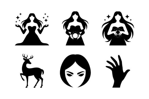 Download Celestial Magic &amp; Witchy Icon Set EPS - Celestial Collection