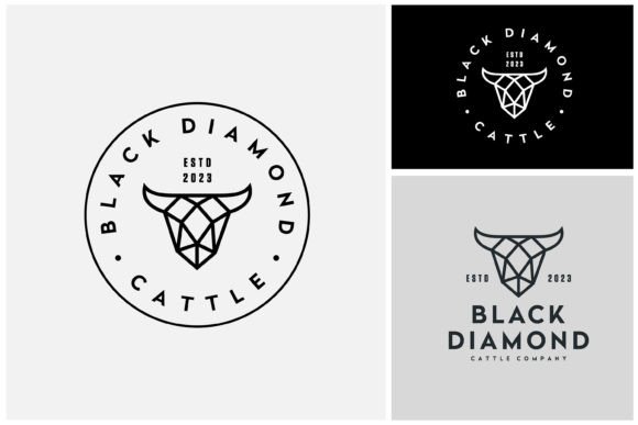 Download Diamond Gemstone Cow Horns Jewelry Logo - Jewelry logo Collection