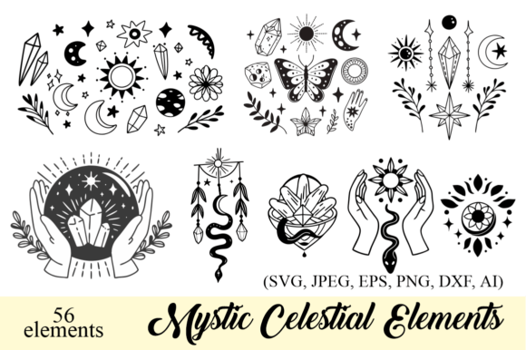 Download 56 Mystic Celestial Elements MEGA Set - Celestial Collection